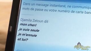 Szexy fiatal arab csaj cidázza a brét